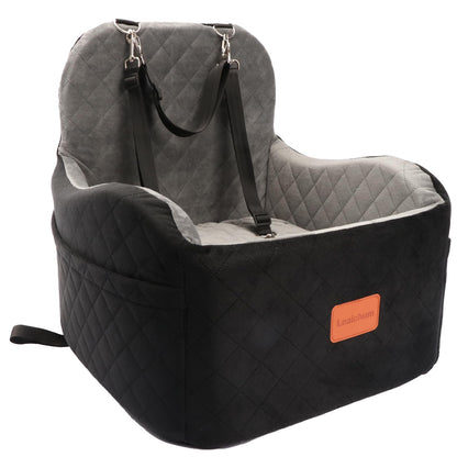 Lealchum Dog Booster Car Seat for Small/Medium Dogs, Memory Foam Seat