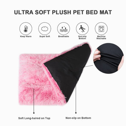 Vonabem XL Dog Bed Large Crate Pad, Washable Pet Beds, Deluxe Bed