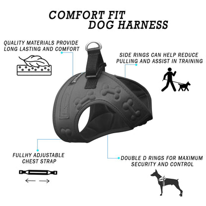 Comfort Fit No Pull Dog Harness for Medium Small Large Dogs Harness