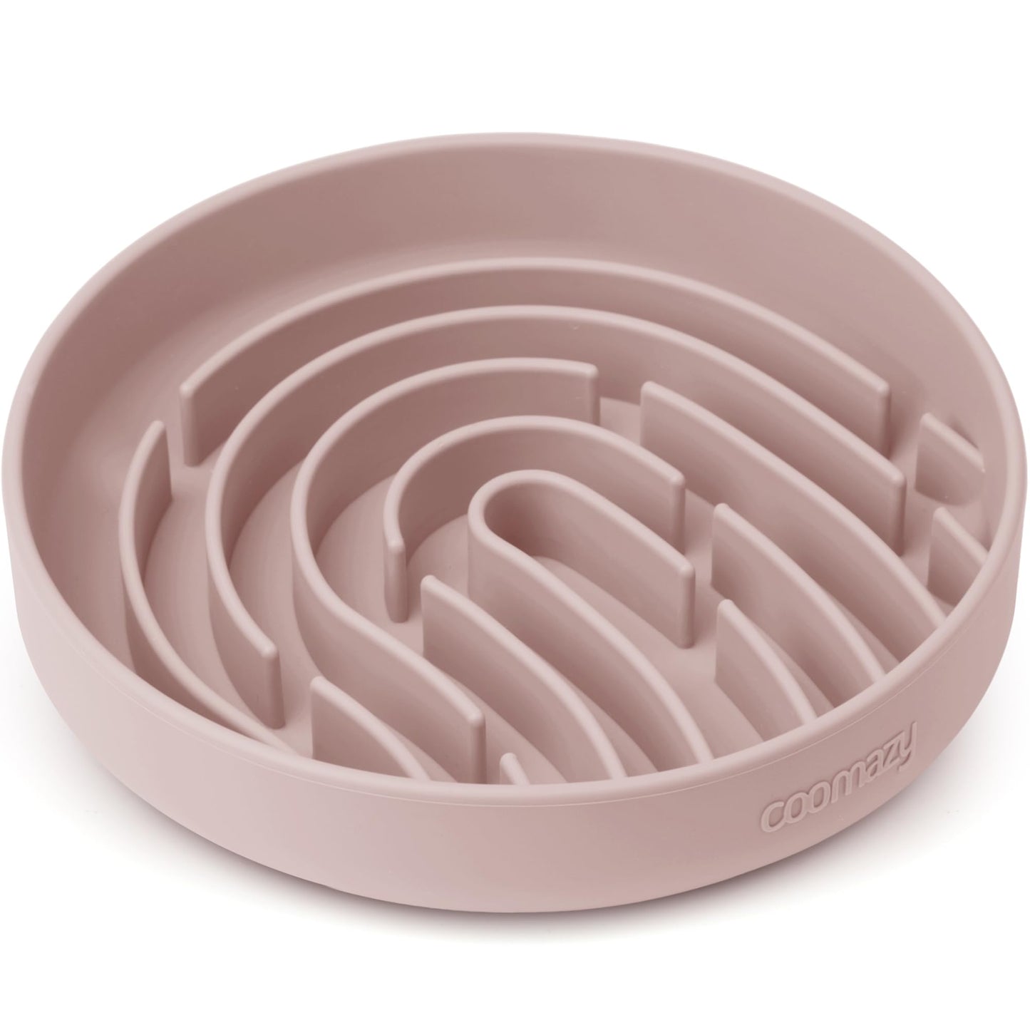 Coomazy Large Silicone Slow Feeder Dog Bowls, Interactive Puzzle Toy