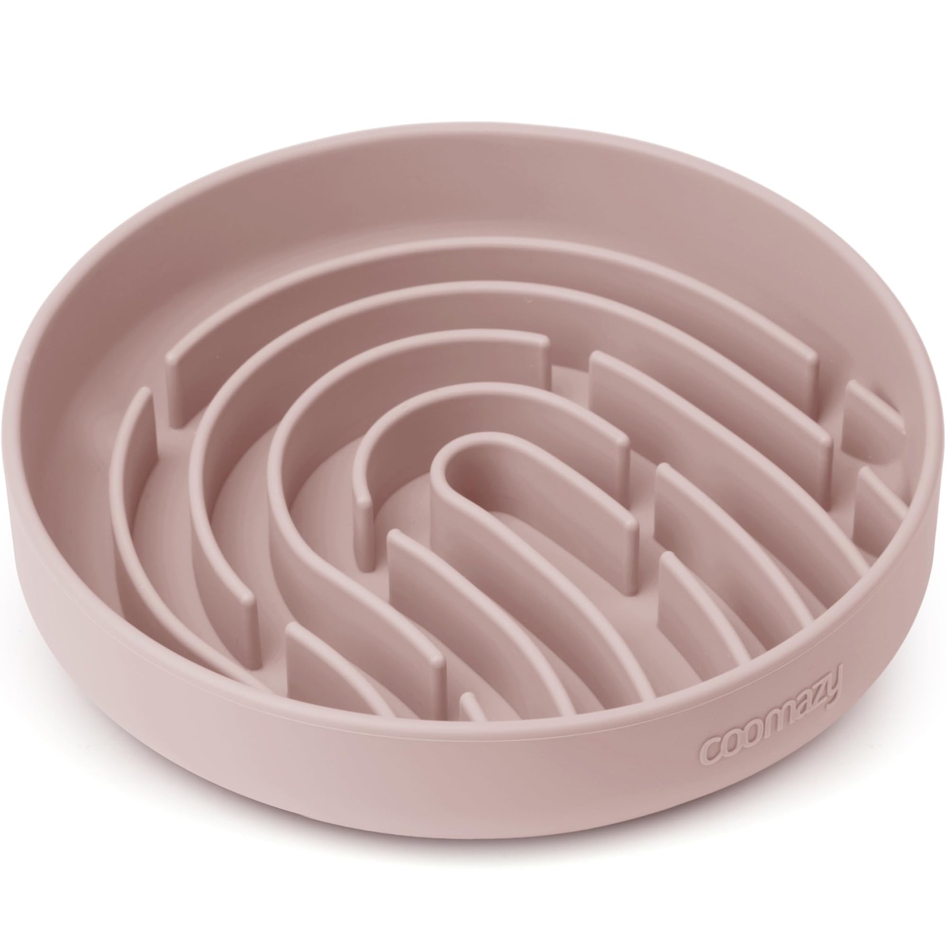 Coomazy Large Silicone Slow Feeder Dog Bowls, Interactive Puzzle Toy
