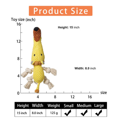 Sedioso Dog Toys, Dog Plush Toy for Large Breed, Cute Squeaky Dogs Toy
