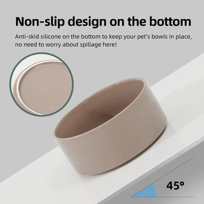 Havniva Ceramic Dog Bowl, Food and Water Bowl for Medium Breed Bowl