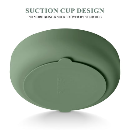Coomazy Extra Large Slow Feeder Bowl, Silicone Dog Bowl with Bowl