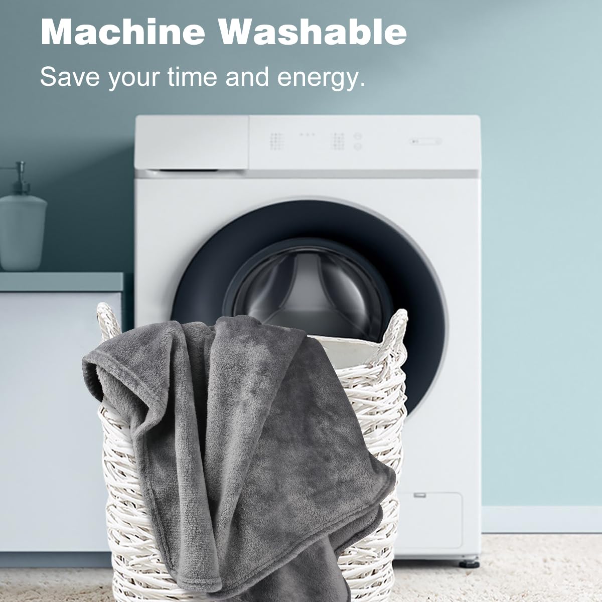 Onarway Dog Blanket Washable for Bed: 2 Packs Dog Blankets Crate