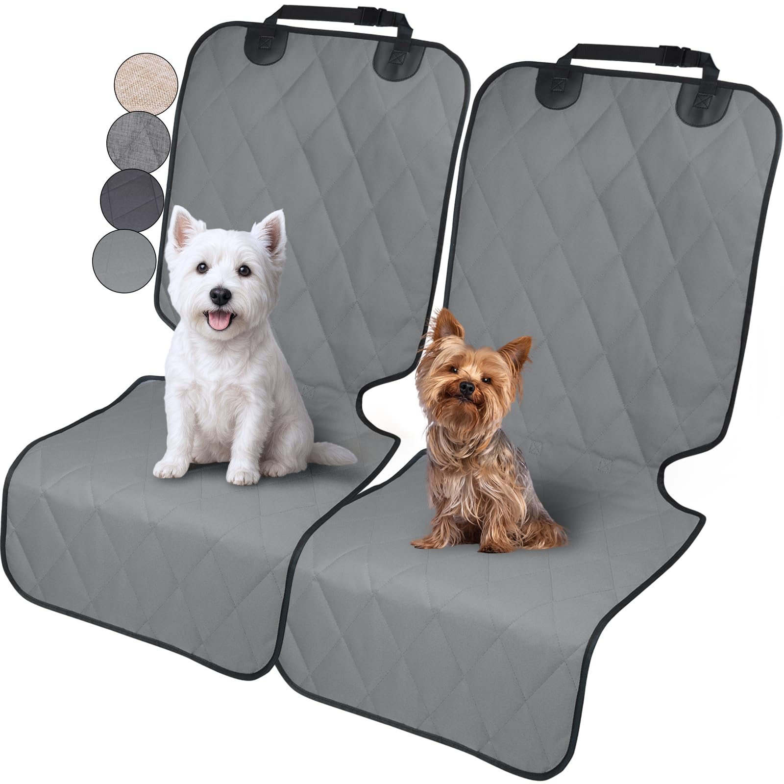 VIVAGLORY Dog Front Seat Cover Seatflex Car Seat Protector Seat