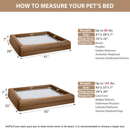 WNPETHOME XL Extra Large Dog Bed, Washable Dog Couch with Bed