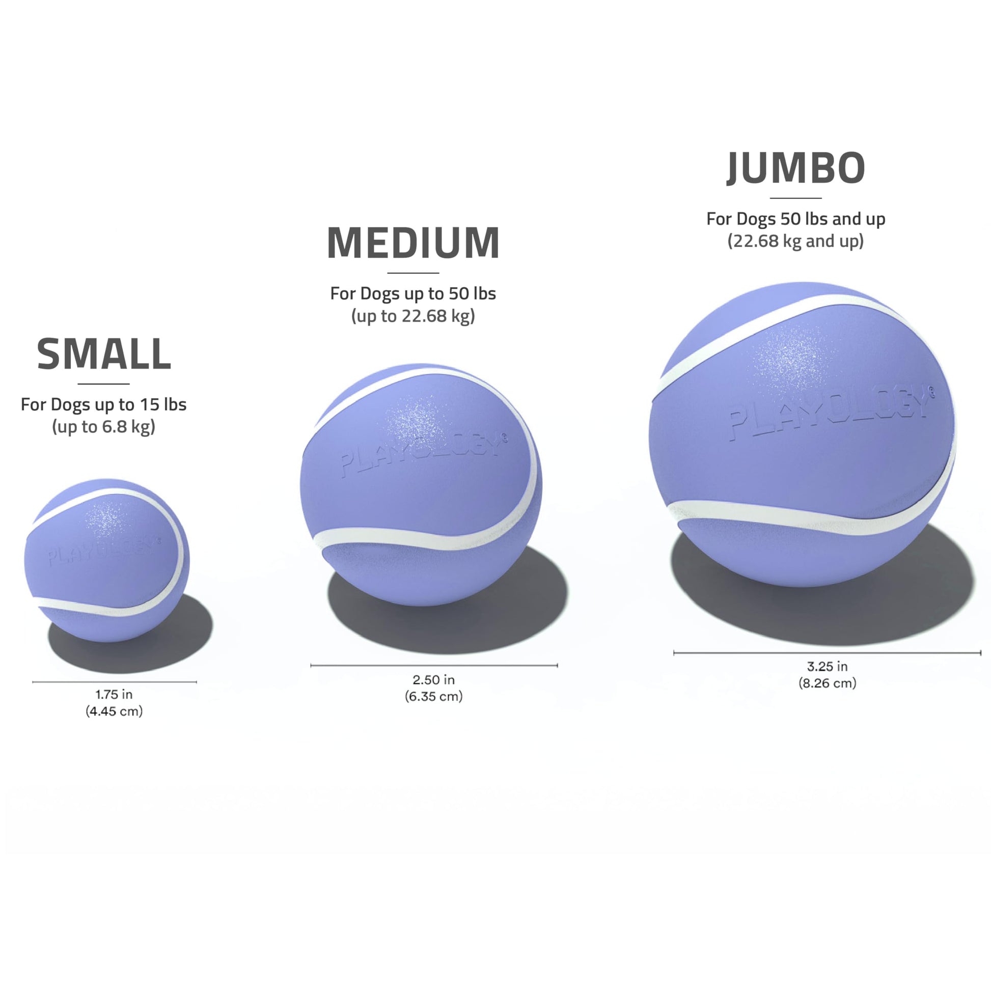 Playology Dog Toys, Squeaky Chew Ball for Dogs, Value 3-Pack Chew