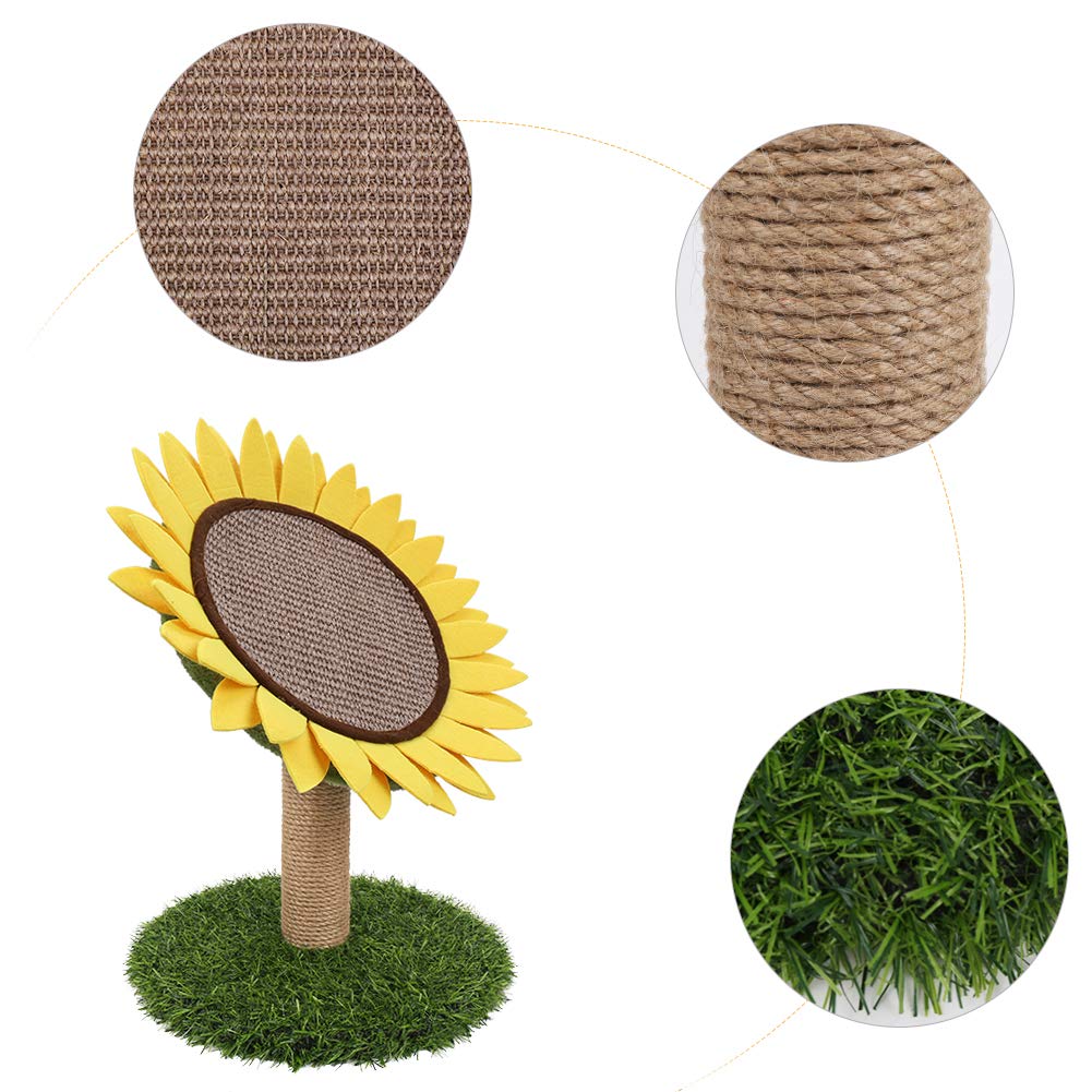 Cat Scratching Posts for Indoor Cats, Cute Flower Cat Tree, Toy