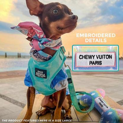 Haute Diggity Dog Chewy Vuiton Bones Plush Squeaky Dog Toys