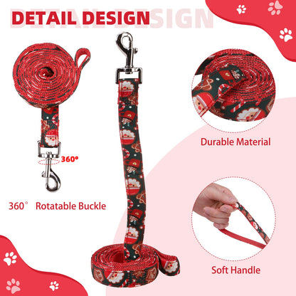 KOOLTAIL Christmas Dog Harness for Small Medium Dogs,Dog Harness