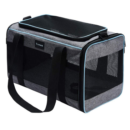 Vceoa Cat, Dog Carrier for Pets Up to Soft-Sided Cat Bag Animal Bag