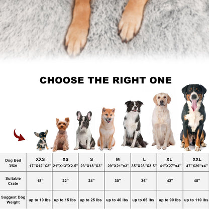 Bedfolks Waterproof Kennel Pad Plush Dog Bed, XXL Crate Bed x29" Bed