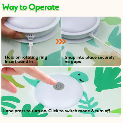 Cat Toys for Indoor Cats, Interactive Automatic Hide and Seek Toy