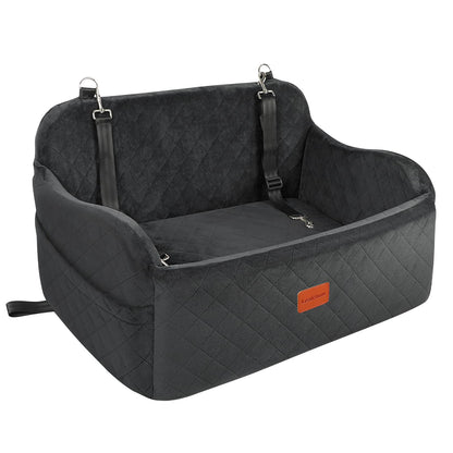 Lealchum Large Dog Car Seat,Memory Foam Cushion Car Seat for 2 Seat