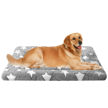 Fogkiss Dog Bed Mat, Reversible Crate Pad Durable Dog Bed Machine Bed
