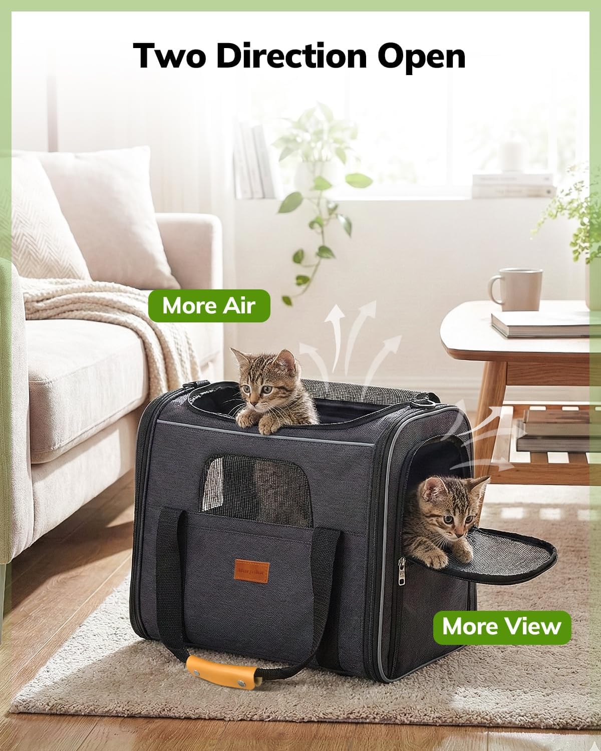 Morpilot Cat Carrier Cat Carrier Soft for Medium or Large Carriers
