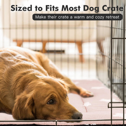 Mora Pets Dog Crate Pad Crate Bed Mat Small Dog Bed Washable Crate