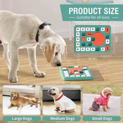 FOXMM Dog Puzzle Toys,Interactive Treat Puzzle Dog Toy for IQ Toy