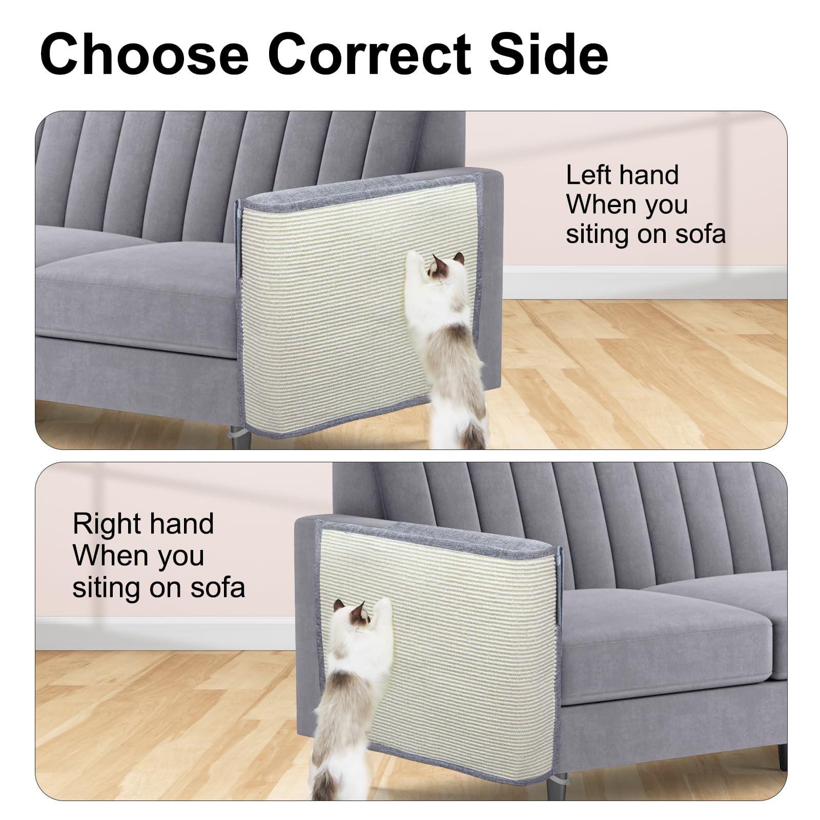 Upgraded Cat Scratch Furniture Protector,Cat Scratch Sofa Furniture