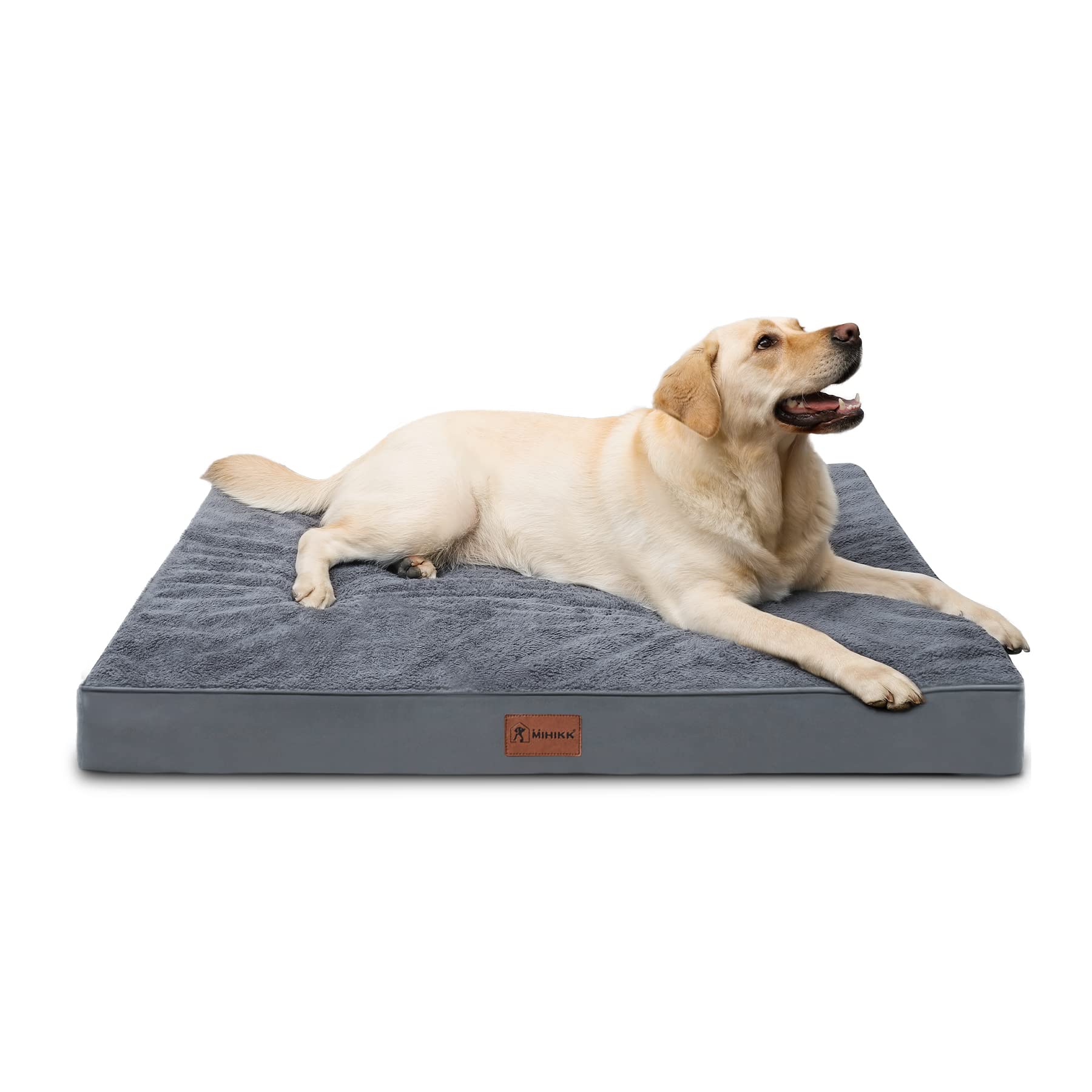 MIHIKK Waterproof Extra Large Dog Bed Orthopedic Dog Beds for Crate