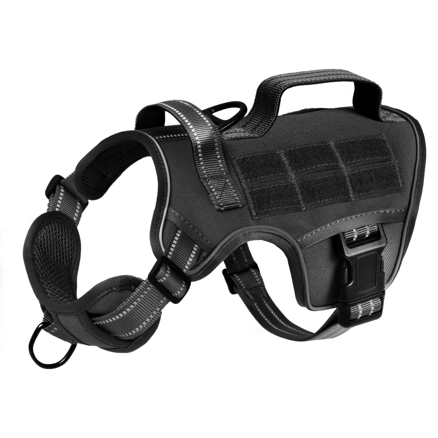 Small Dog Harness, Heavy Duty Tactical No Pull Dog Harness, No Harness
