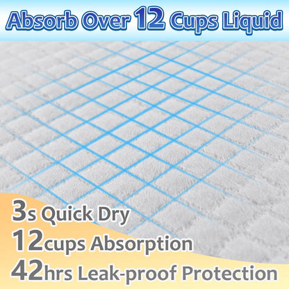Dogcator Dog Pee Pads Extra Large x36", 30 Count Super Absorbent Bed