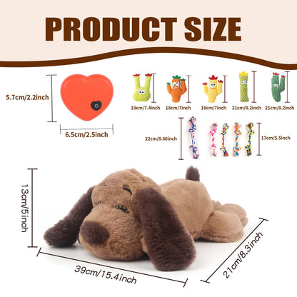 BEVERLYSHARK Puppy Heartbeat Toy Dog Anxiety Relief Sleep Crate