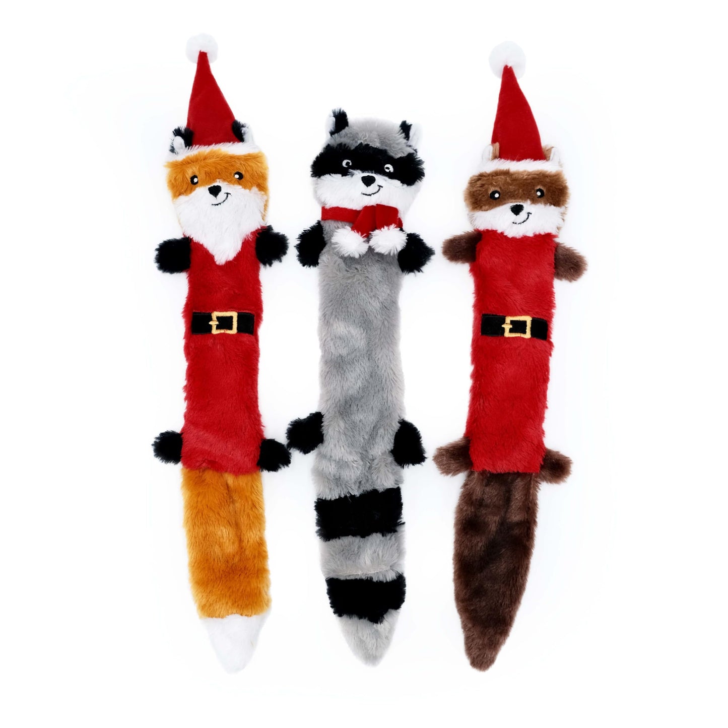 ZippyPaws Skinny Peltz No Stuffing Dog Toys to Keep Them Busy, Plush