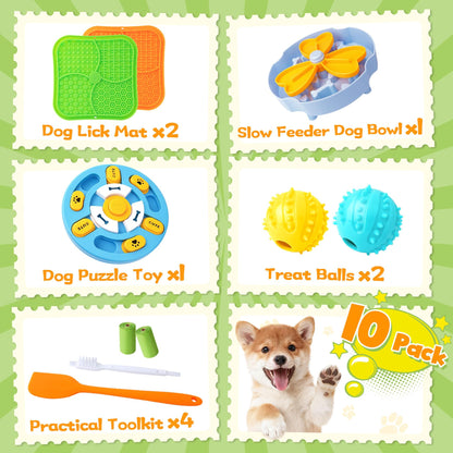 Forfon Curated Dog Puzzle Toys for Boredom and Mental Stimulation Set