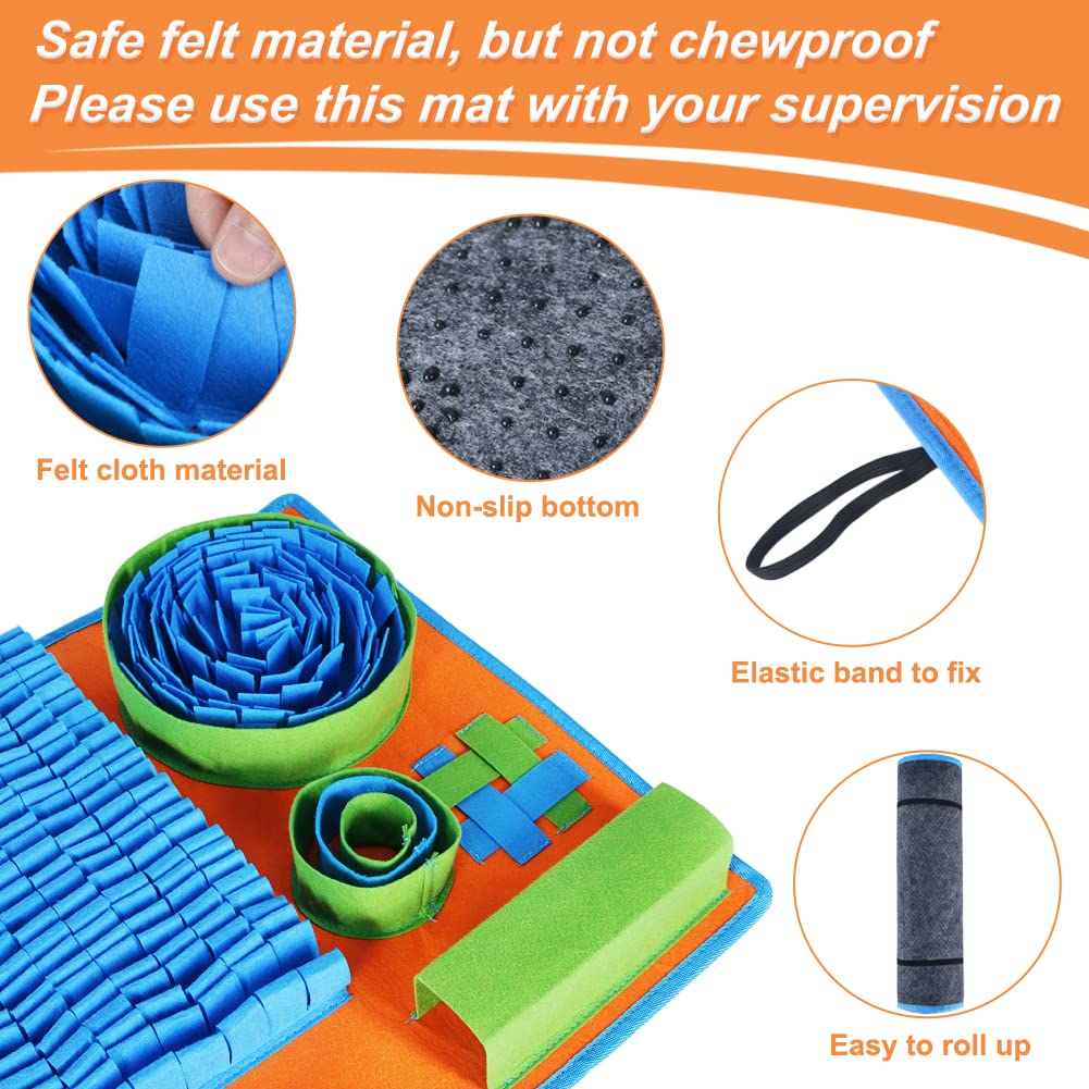 Vivifying Snuffle Mat for Dogs, Interactive Dog Puzzle Toy for Game