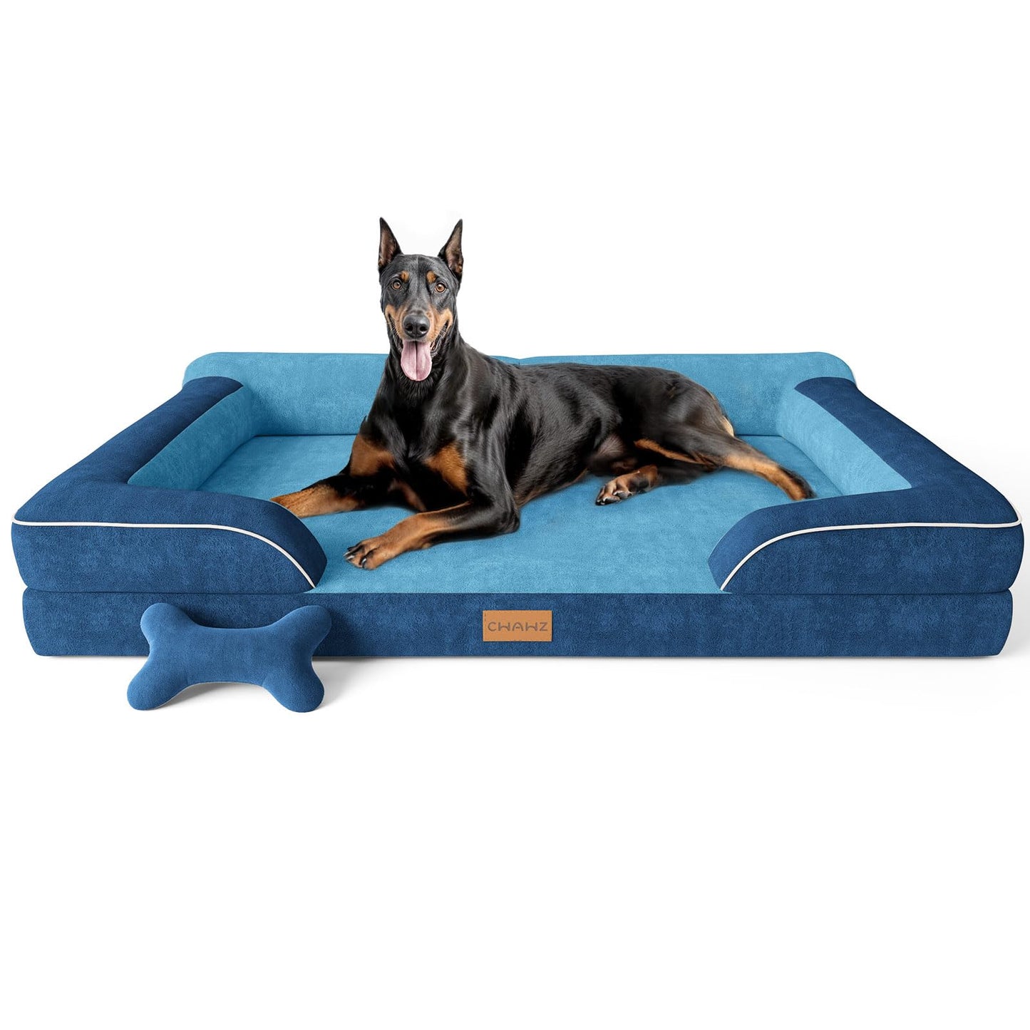 CWAWZ XXL Dog Bed for Extra Large Dogs, Giant Orthopedic Dog Bed