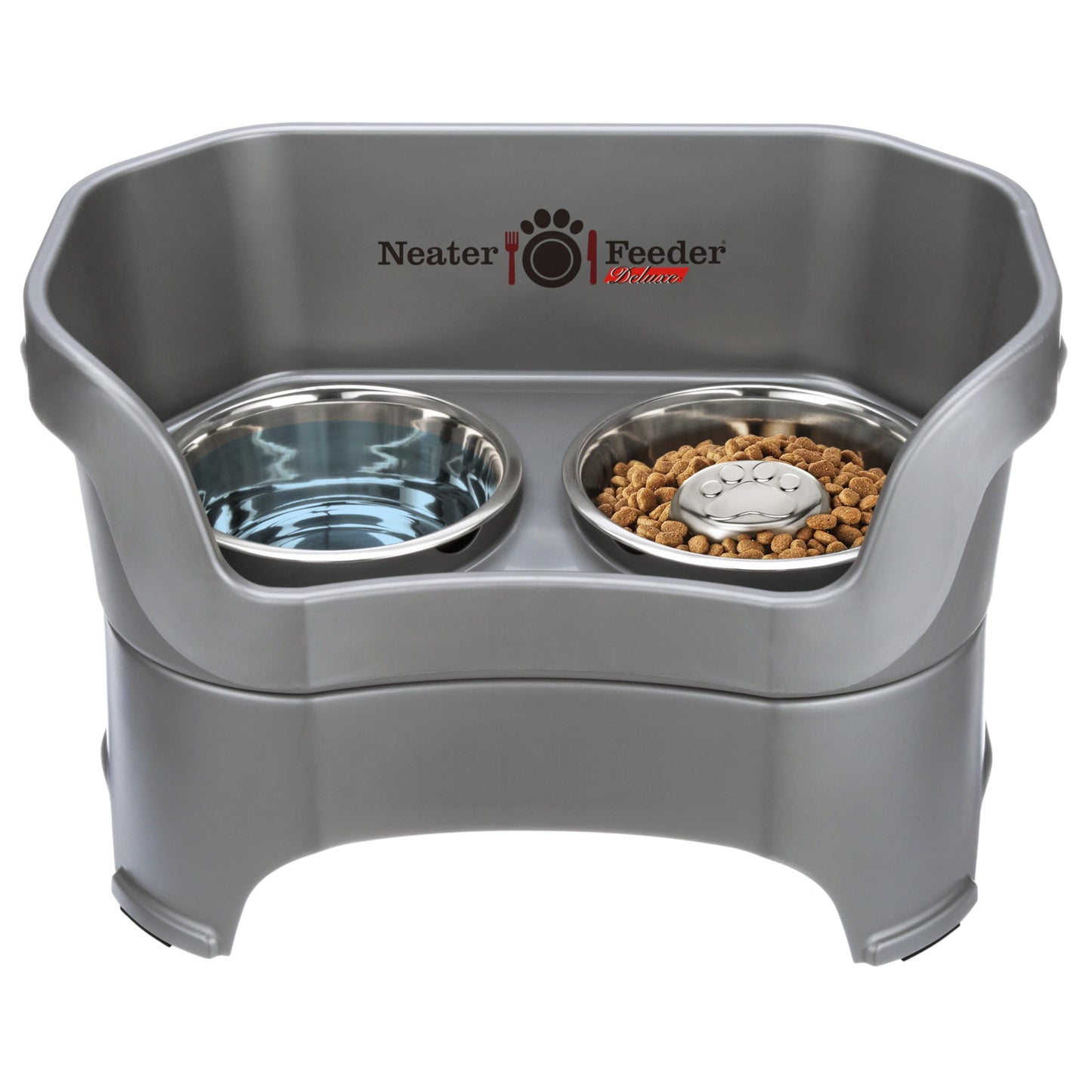 Neater Feeder Deluxe Mess Proof Dog Bowls Elevated for Large Bowl