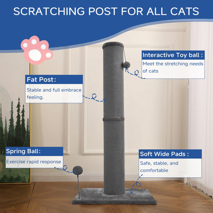 Cat Craft Cat Scratching Post Carpet Scratching Post 41" for Scratcher