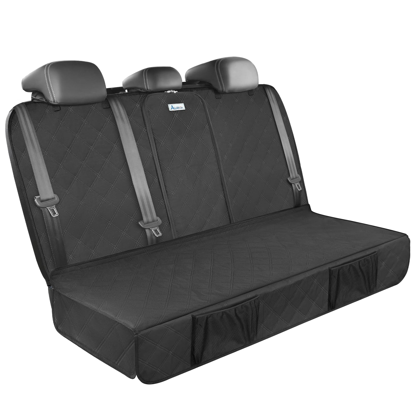 ALLANSING Upgraded 900D Heavy Duty Dog Back Bench Seat Cover, Car Seat