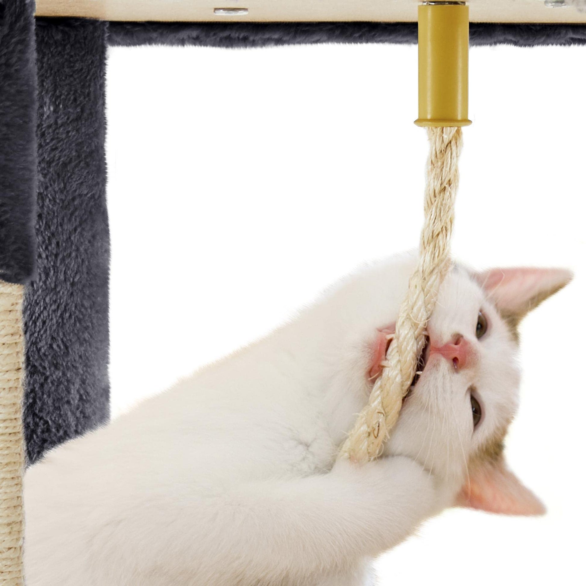 Yaheetech 72-inch Cat Tree, Multi-Level Cat Tower with 2 Condos 6 Ball