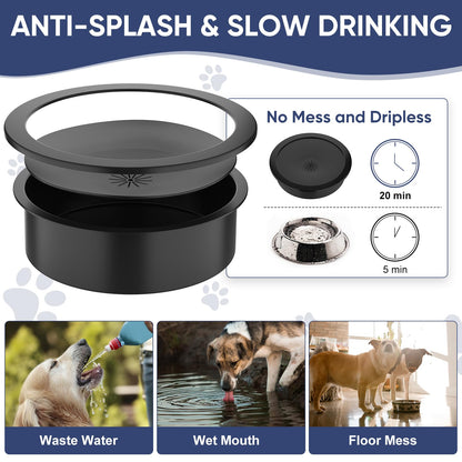 XIAZ Elevated Dog Bowls Large Breed Raised Dogs Bowl Stand Bowl