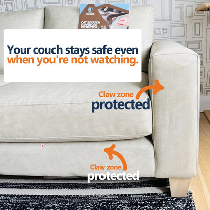 Cat Scratch Furniture Protector, 12-Pack Double-Sided Couch Furniture