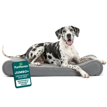 Furhaven Orthopedic Dog Bed for Large Dogs w/ Removable Washable Bed