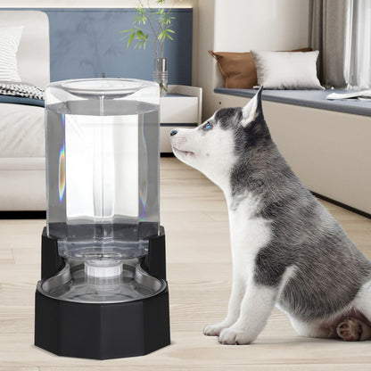 Sfozstra Large Dog Water Dispenser: Automatic Gravity Water Feeder