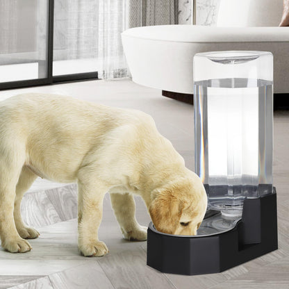 Sfozstra Large Dog Water Dispenser: Gravity Gravity Water Feeder