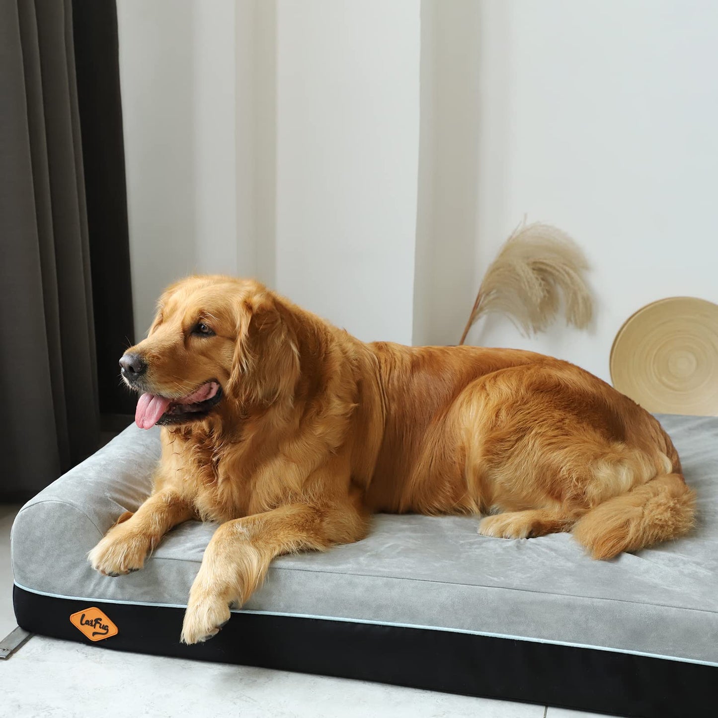 Laifug Orthopedic Memory Foam Extra Large Dog Bed Pillow( x36"x10" Bed