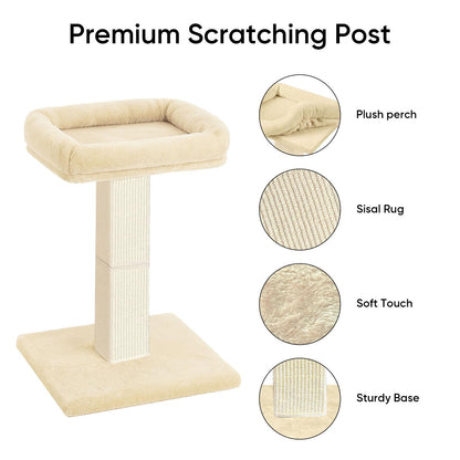 AGYM Cat Scratching Post, 32”Cat Scratcher with Large Plush Posts