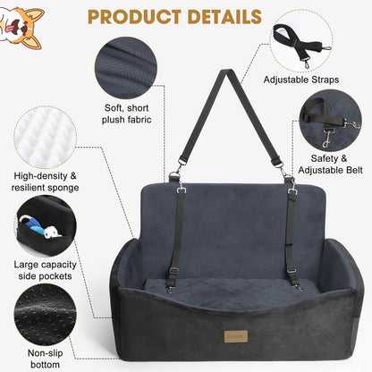 Dog Car Seat for Large Medium Sized Dogs Under Dog Booster Seat Seat