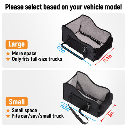TKYZ Center Console Dog Car Seat,Pet Puppy Middle Console Dog Car Seat