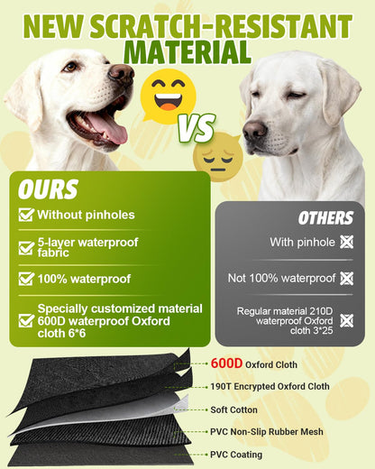 Dog Car Seat Cover, 600D Heavy Dute Durable Car Seat Cover