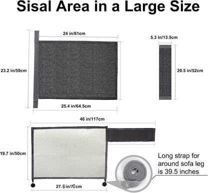 Upgraded Cat Scratch Furniture Couch Protector with Furniture
