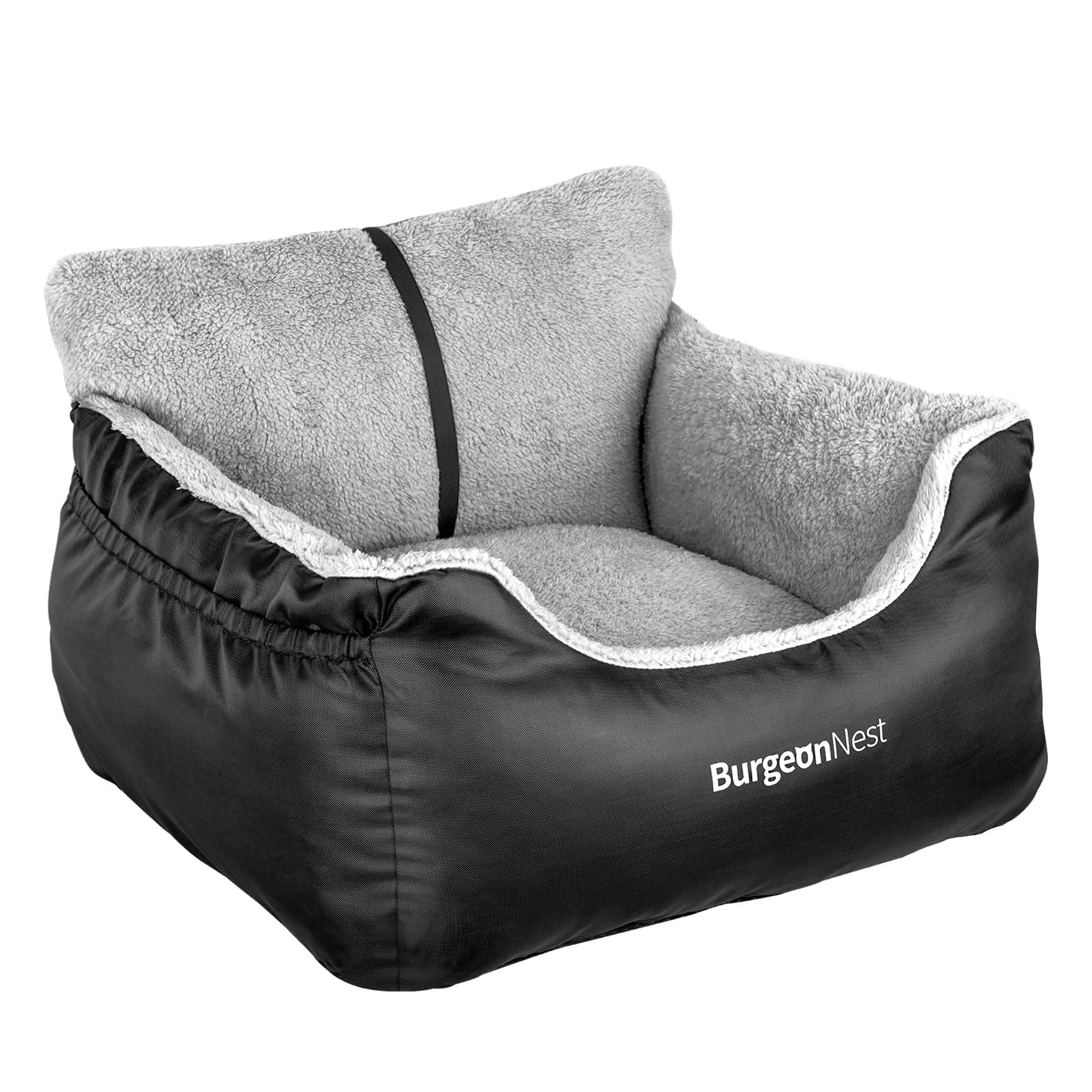 BurgeonNest Dog Car Seat for Small Dogs, Soft Pet Car Travel Home Bed