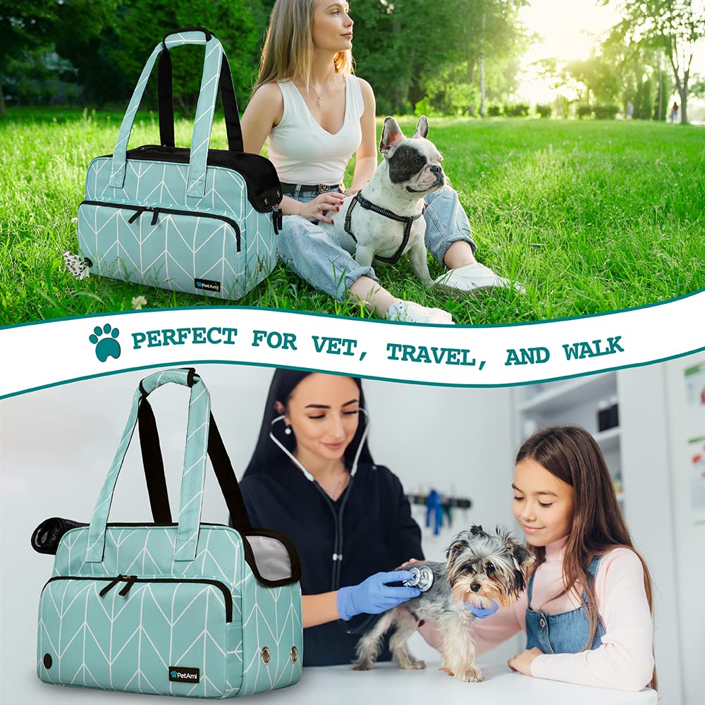 PetAmi Small Dog Purse Carrier, Soft-Sided Pet Carrier Bag