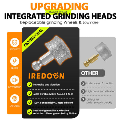 IREDOON Dog Nail Grinder Upgraded 3-Speed Super Quiet Grinder